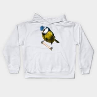 Blue Tit Kids Hoodie